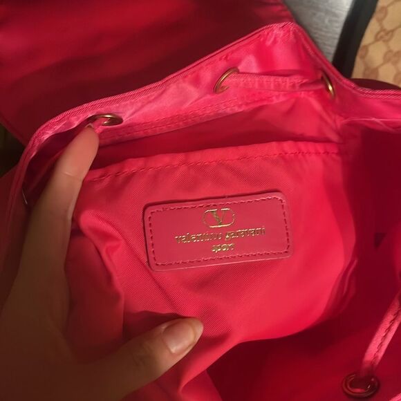 VALENTINO GARAVANI Nylon Backpack Pink Vintage main image 4